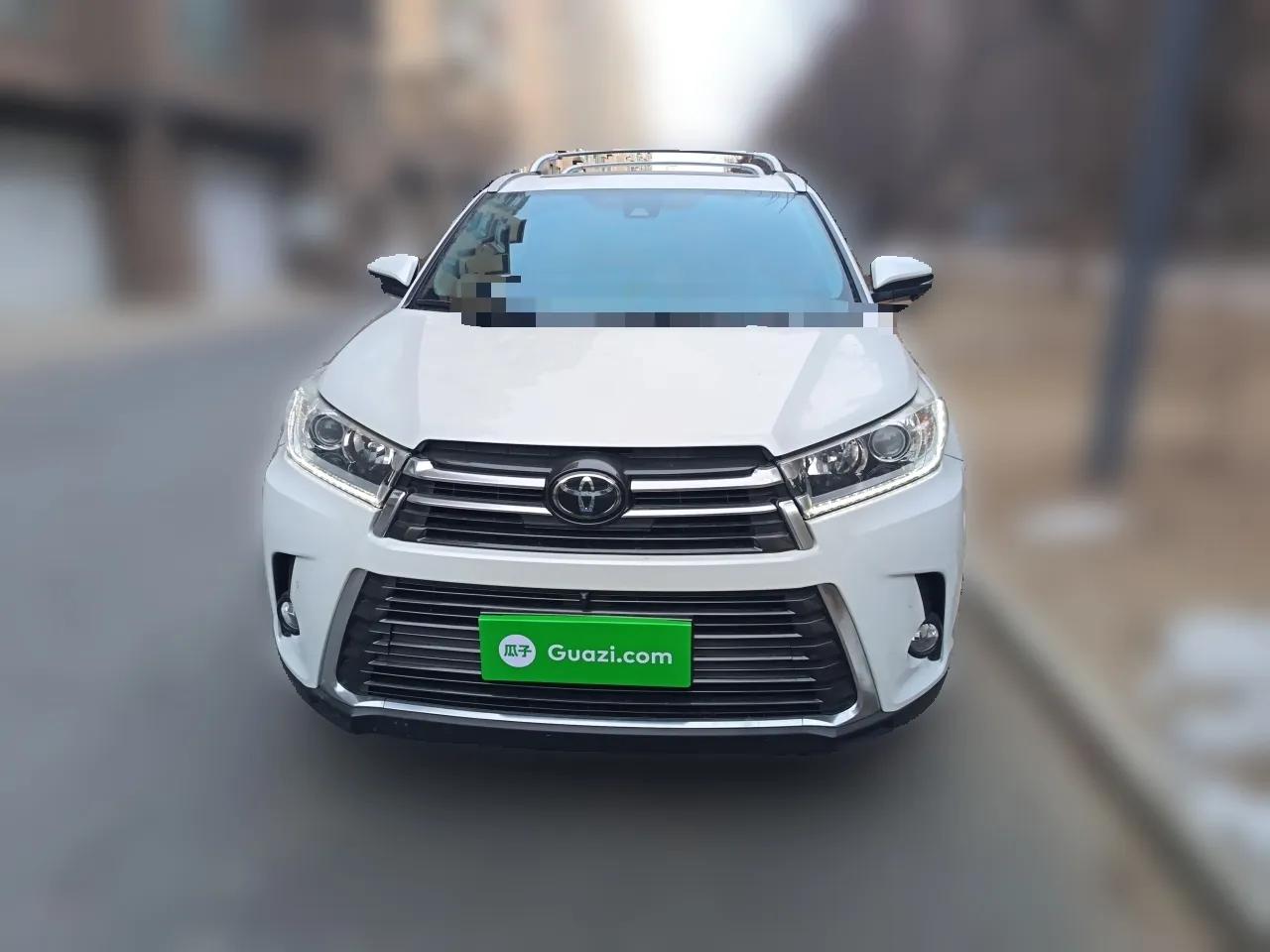 Toyota Highlander 2018 2.0T Four-Wheel Drive Prestige Version 7 Seats China VI Standard — миниатюра 2