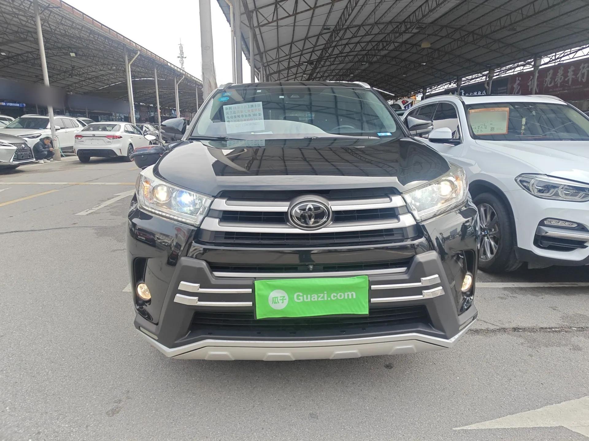 Toyota Highlander 2018 2.0T Four-Wheel Drive Luxury Edition 7 Seats China V Emission Standard — миниатюра 2
