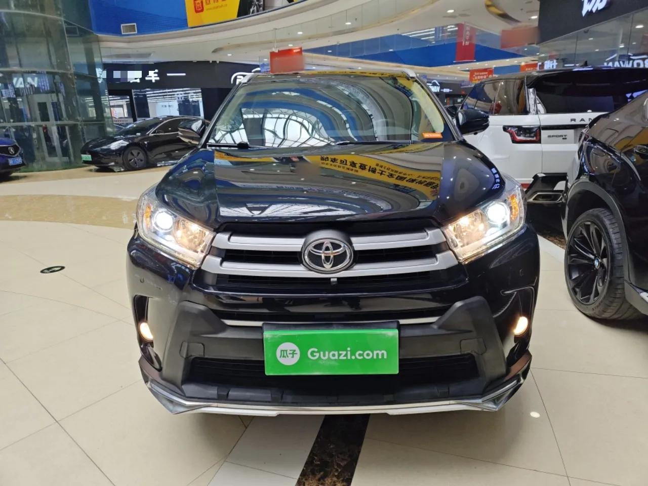 Toyota Highlander 2018 2.0T Two-Wheel Drive Elite Edition 7 Seats China VI Standard — миниатюра 2
