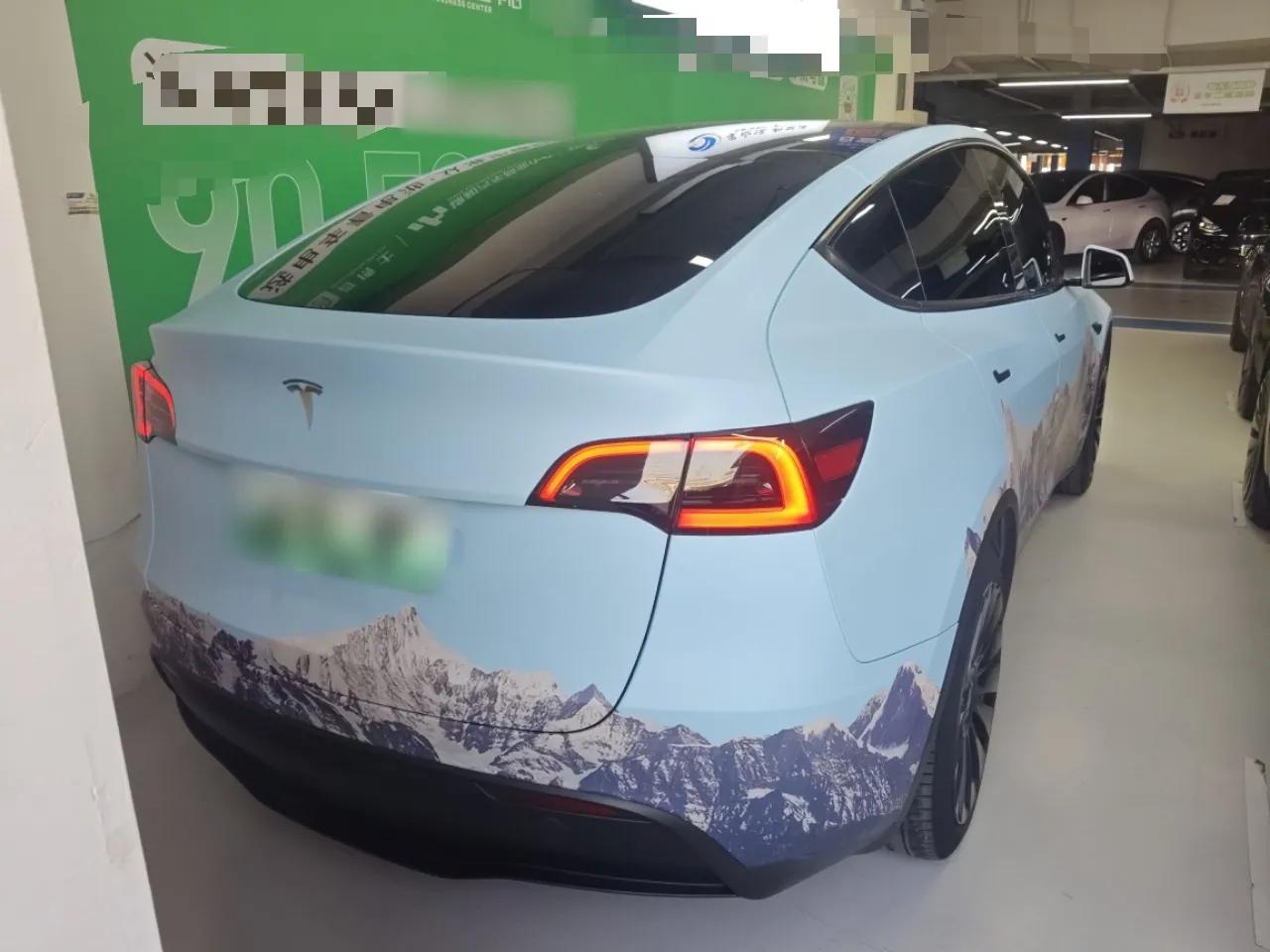 Tesla Model Y 2022 Revised Version Rear-Wheel Drive — миниатюра 3