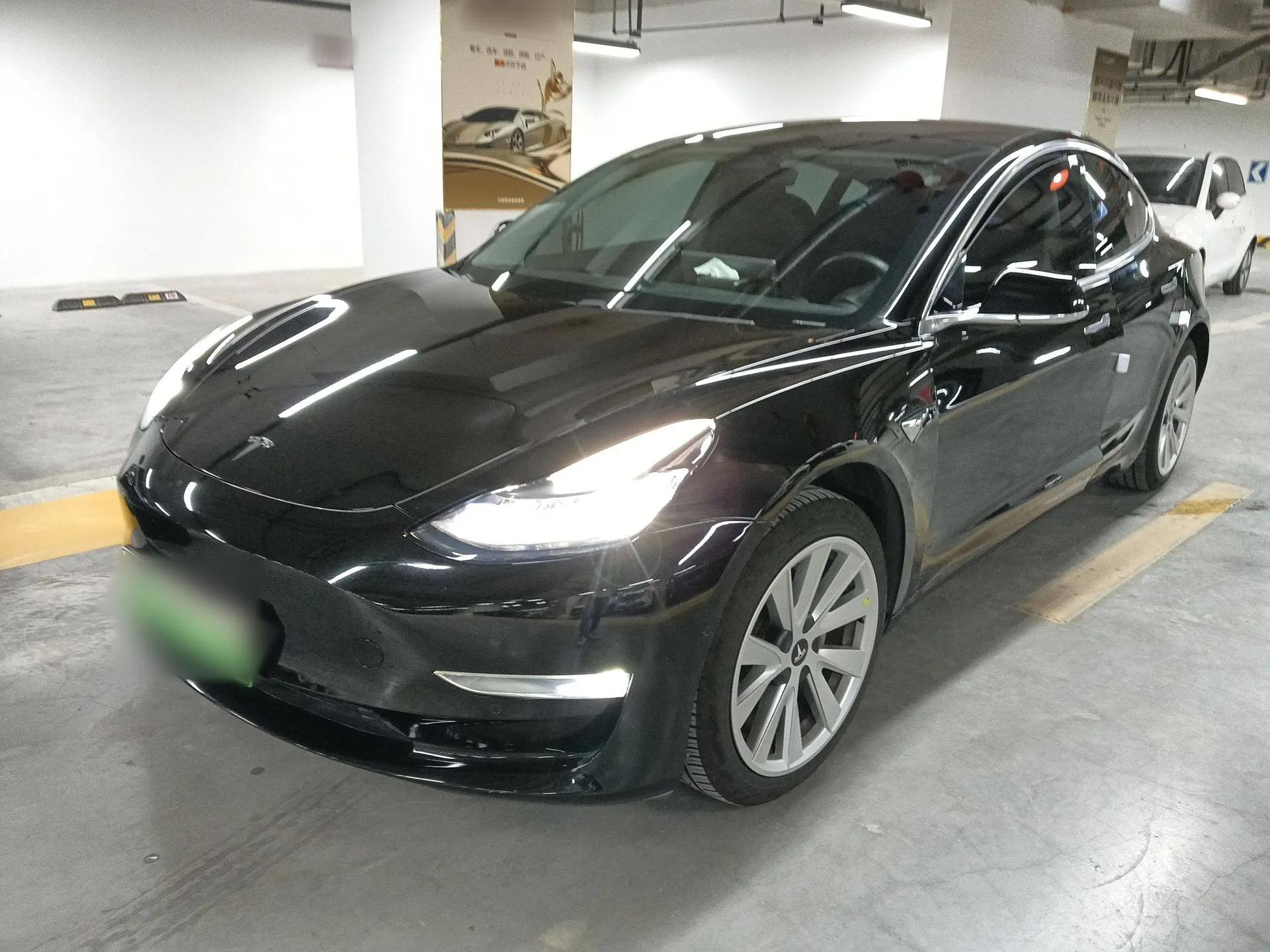 Tesla Model 3 2019 Long-Range Rear-Wheel-Drive Version — миниатюра 1