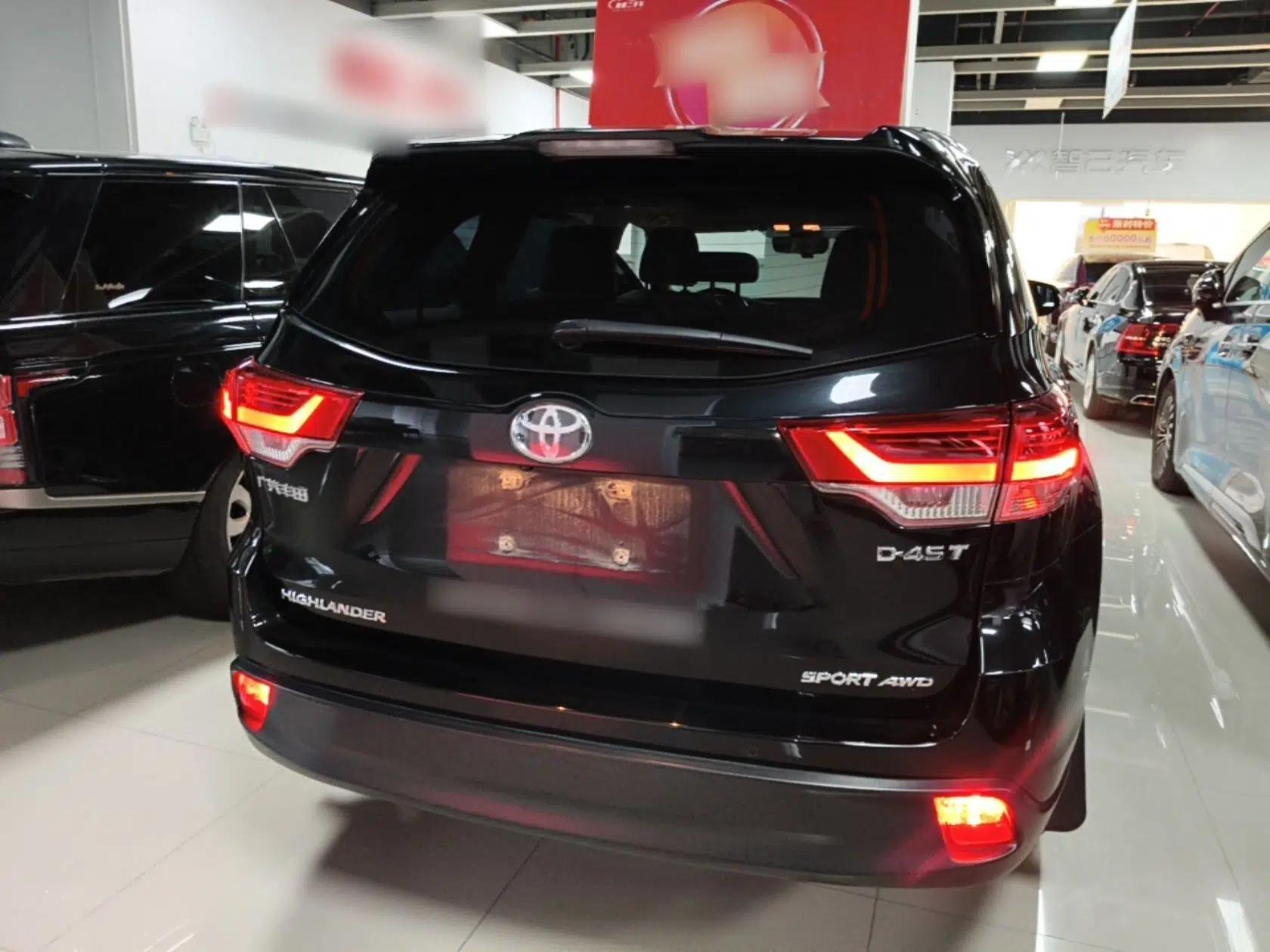 Used Toyota Highlander 2018 2.0T Four-Wheel Drive Luxury Version 7 Seats China VI Standard — миниатюра 5