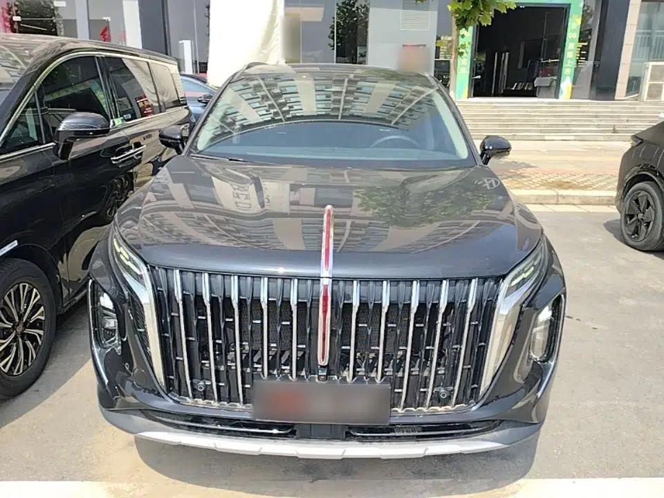 Used Hongqi HS7 PHEV 2024 2.0T PHEV Four-Wheel Drive Flagship Edition 7 Seats — миниатюра 2