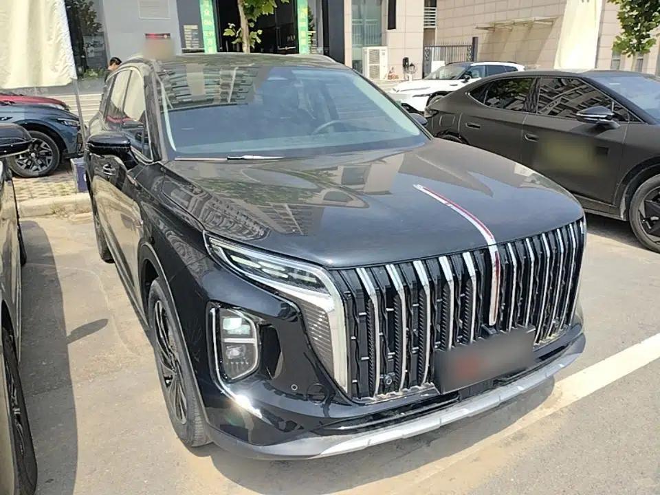 Used Hongqi HS7 PHEV 2024 2.0T PHEV Four-Wheel Drive Flagship Edition 7 Seats — миниатюра 3
