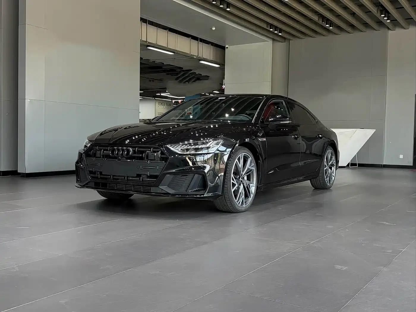 Audi A7L 2024 45 TFSI quattro S-line Black Knight Edition — миниатюра 1