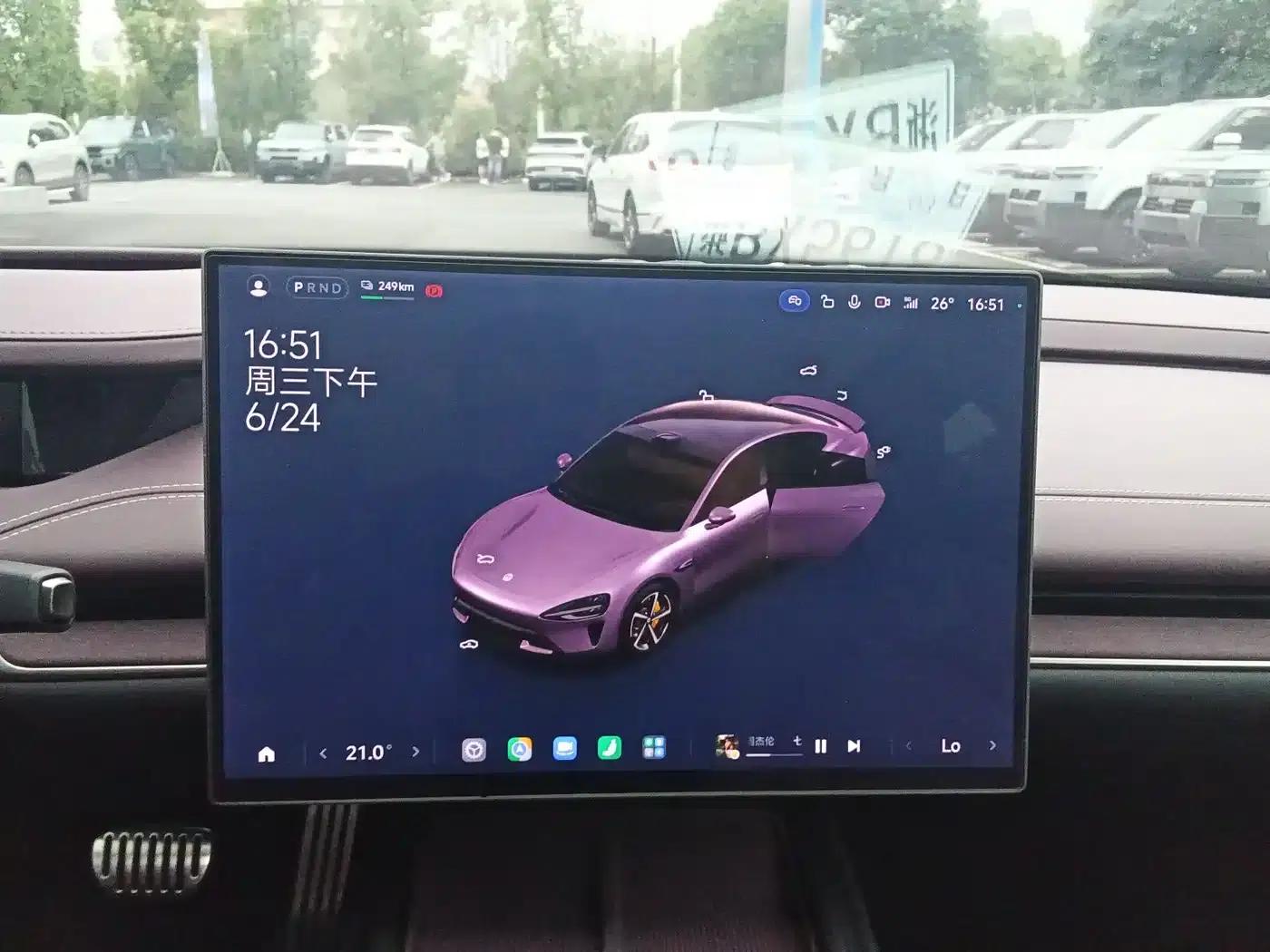 Xiaomi SU7 2024 All-Wheel Drive Long Range High-End Intelligent Driving Max Edition — миниатюра 11