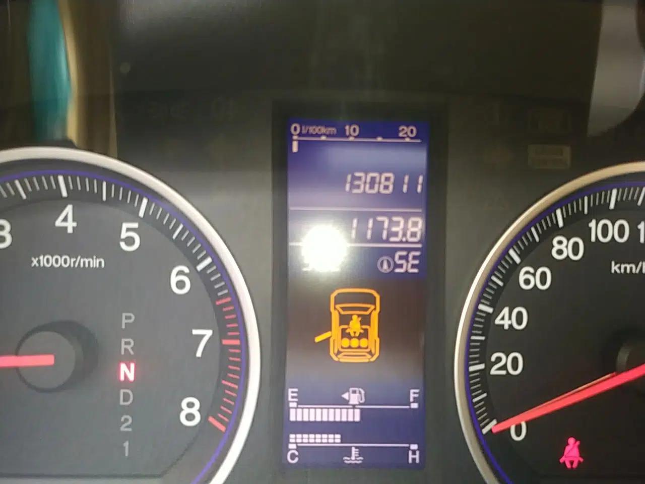 Honda CR-V 2010 2.4L automatic four-wheel drive luxury version — миниатюра 12