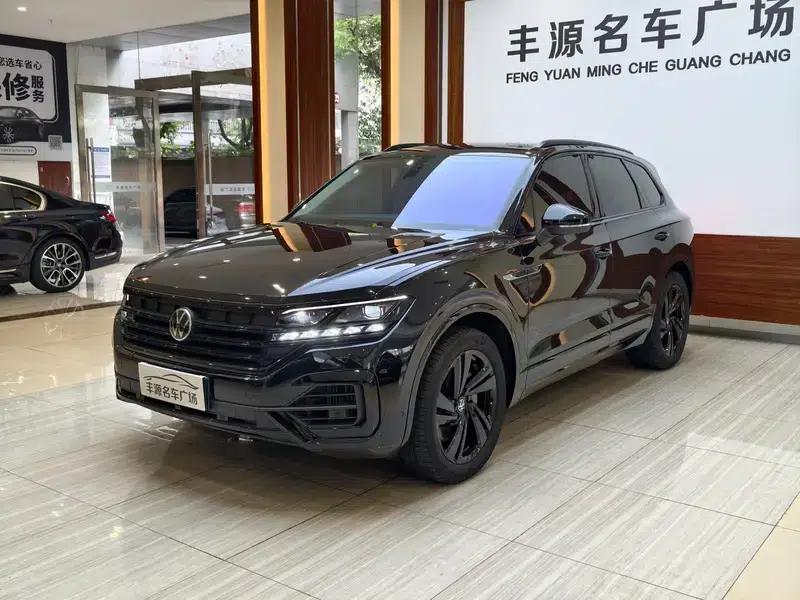 2023 Volkswagen Touareg 3.0TSI R-Line, Obsidian Black Sport Package — миниатюра 1