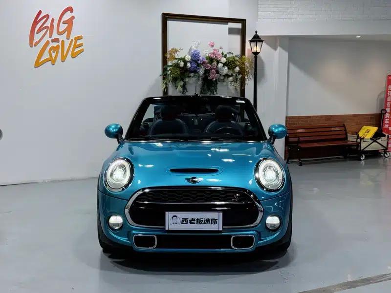 2016 MINI 2.0T COOPER S CABRIO Caribbean Blue Limited Edition — миниатюра 2