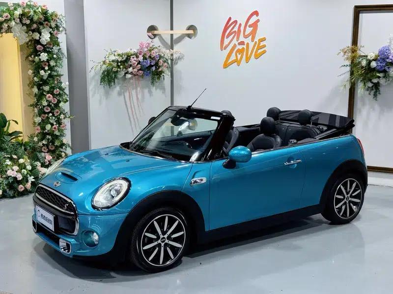 2016 MINI 2.0T COOPER S CABRIO Caribbean Blue Limited Edition — миниатюра 9