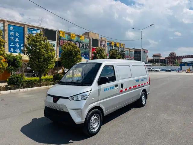 Wuling EV50 2021 model van logistics vehicle with Huishitong Penghui 43.2kWh Huichuan 2nd generation electric control system.
