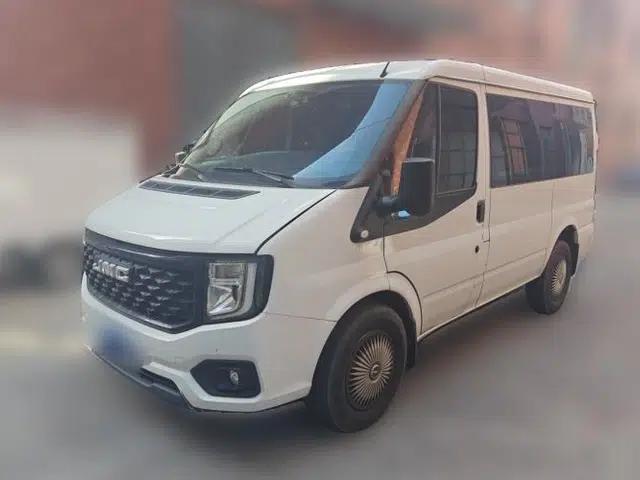 JMC Fushun 2023 2.0T Manual Short-Wheelbase Low-Roof Commercial Van 2/3 Seats with Dual-Swing Tailgate