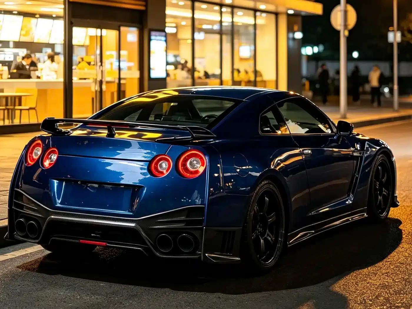 2014 Nissan GT-R 3.8T Premium Edition with black interior — миниатюра 3
