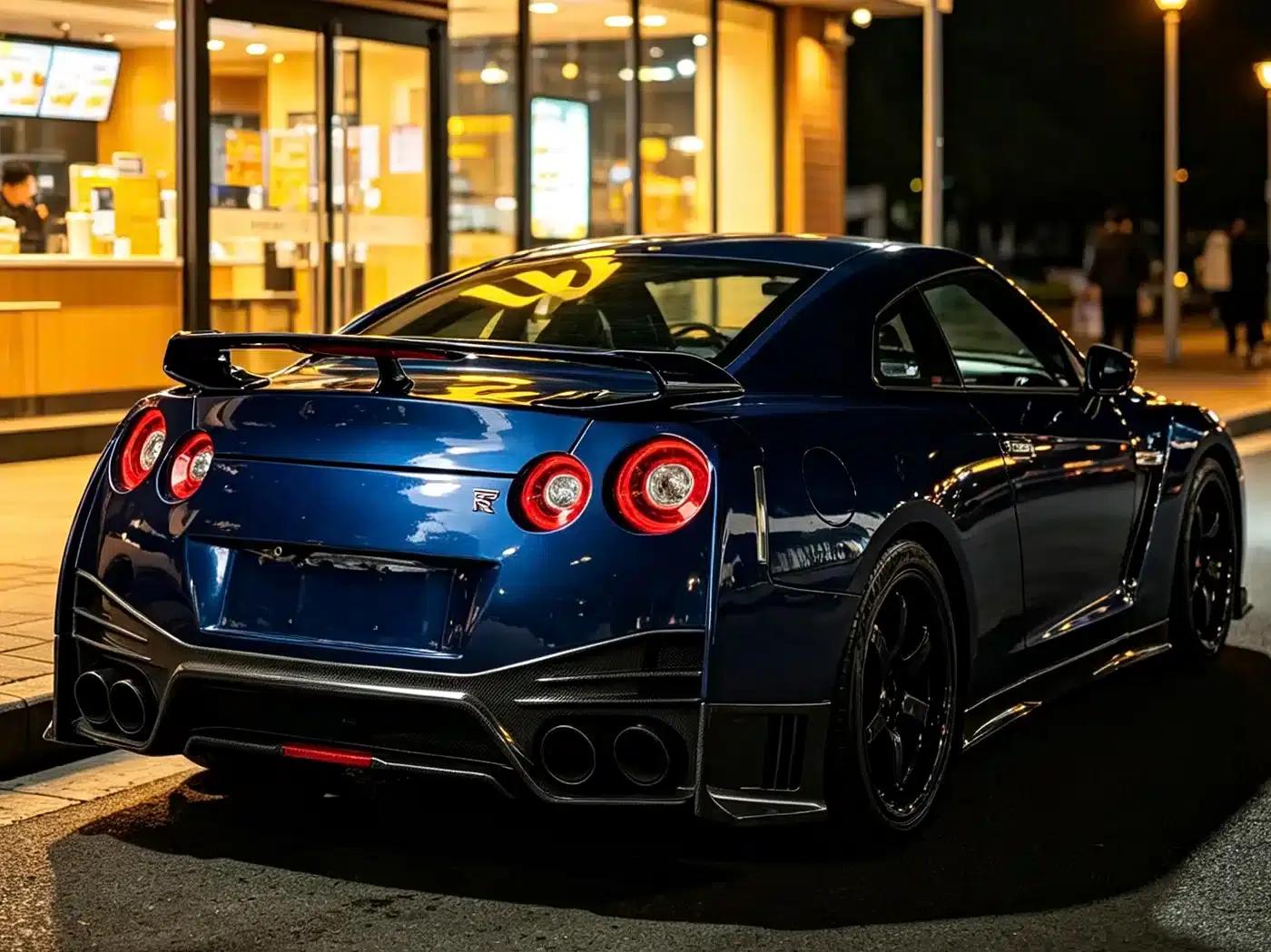 2014 Nissan GT-R 3.8T Premium Edition with black interior — миниатюра 6