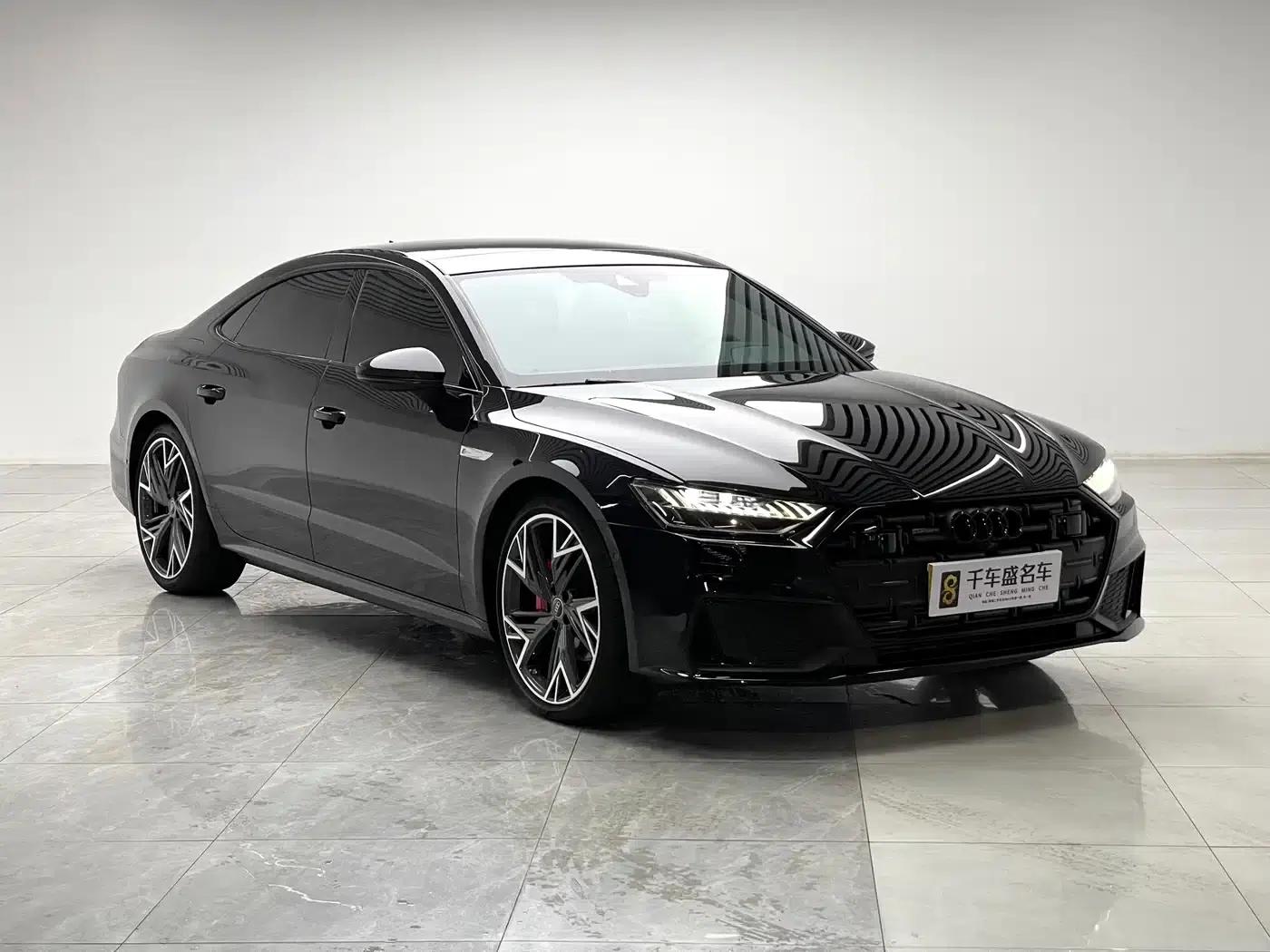 Audi A7L 2024 45 TFSI quattro S-line Black Knight Edition — миниатюра 3
