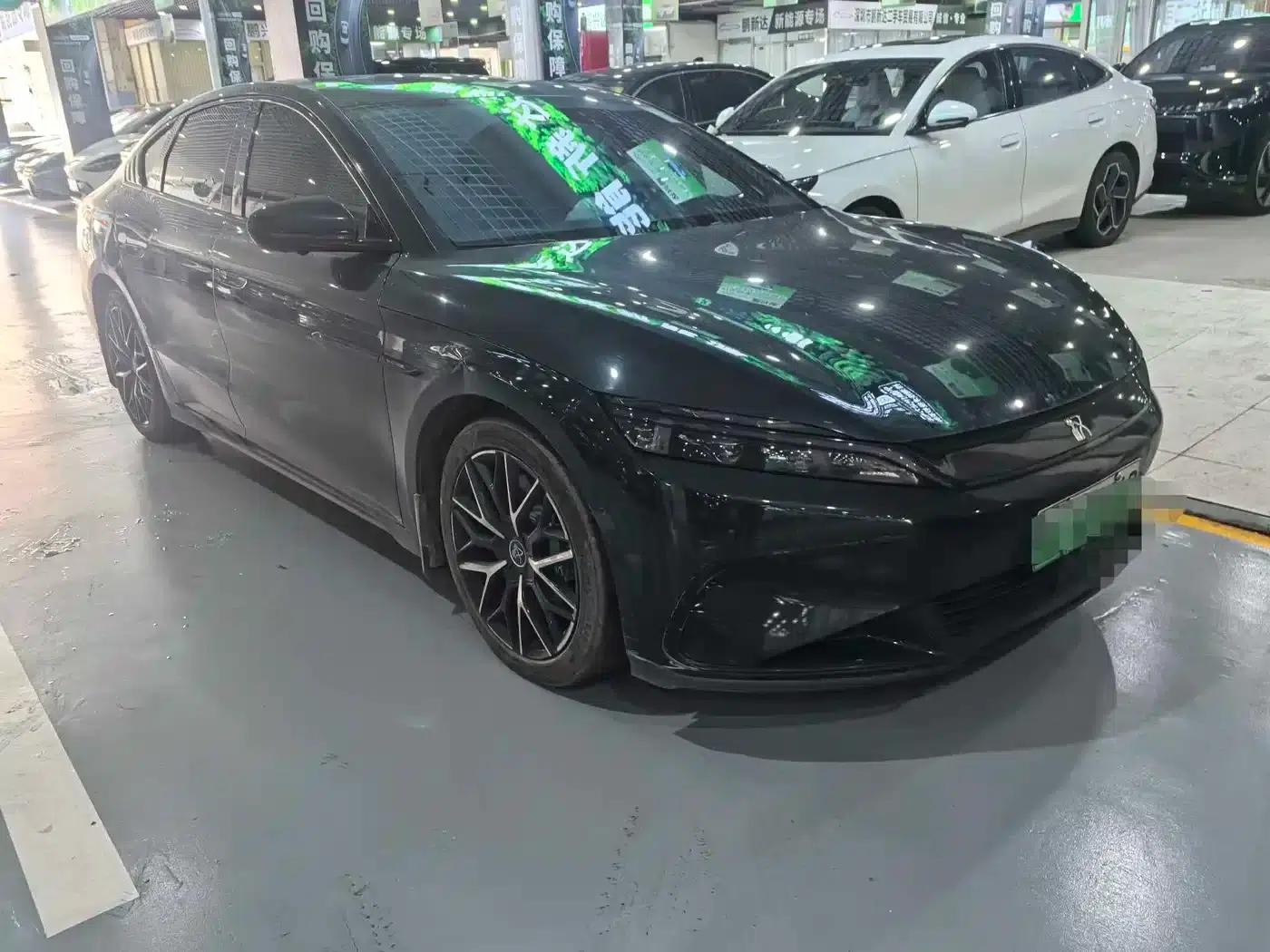 Han 2022 EV 610KM 4WD Thousand Mountains Green Limited Edition — миниатюра 2