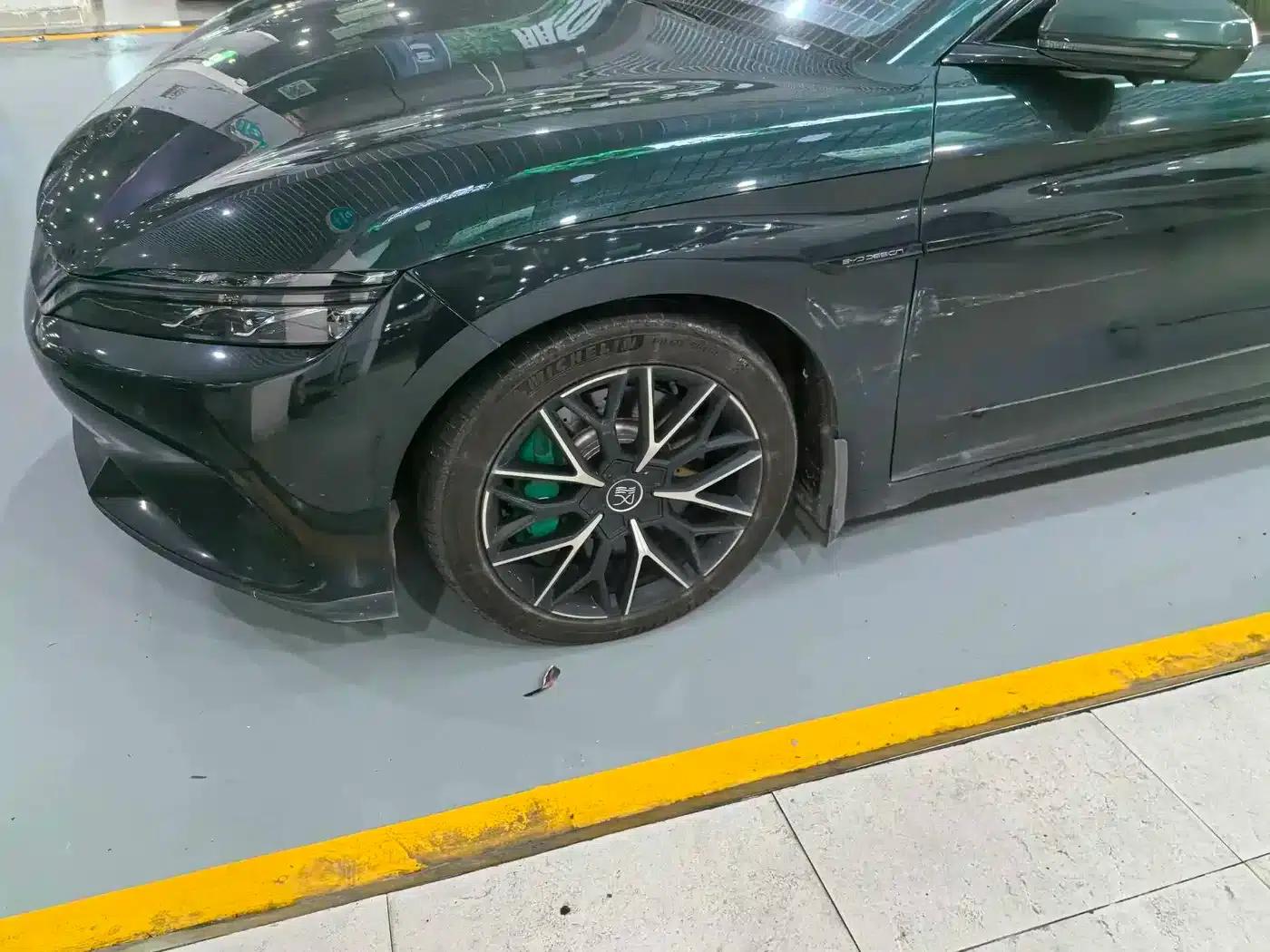 Han 2022 EV 610KM 4WD Thousand Mountains Green Limited Edition — миниатюра 7