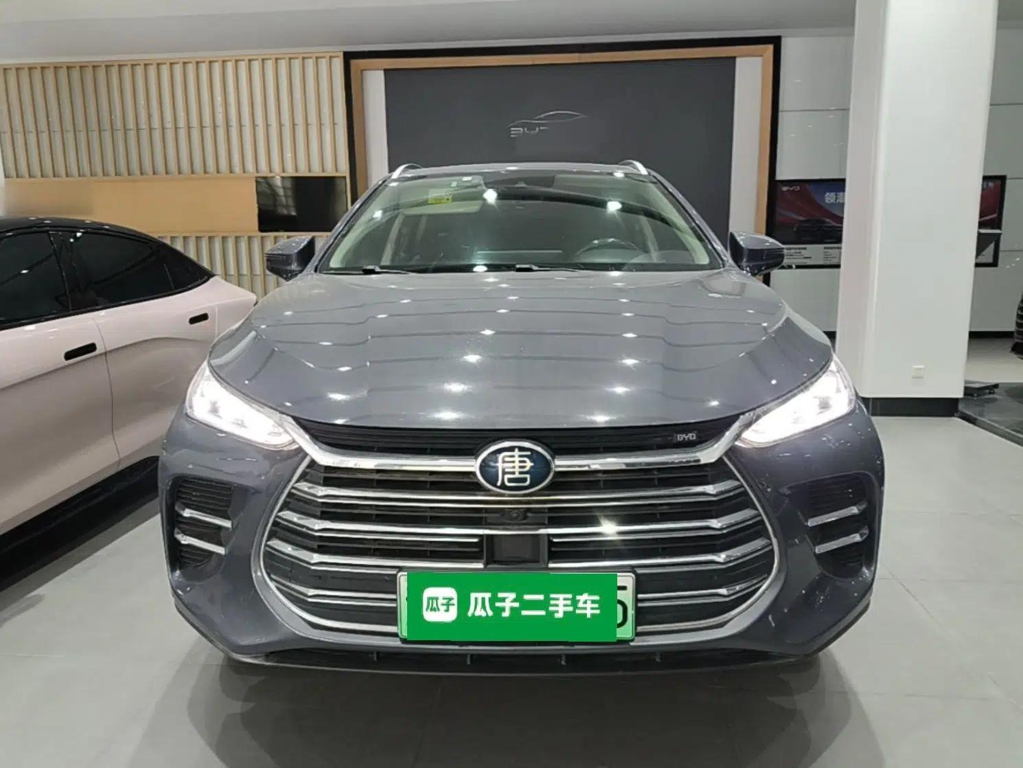 BYD Tang New Energy 2019 DM 2.0T All-Wheel Drive Connected Leading Model 7 Seats China VI Standard — миниатюра 2