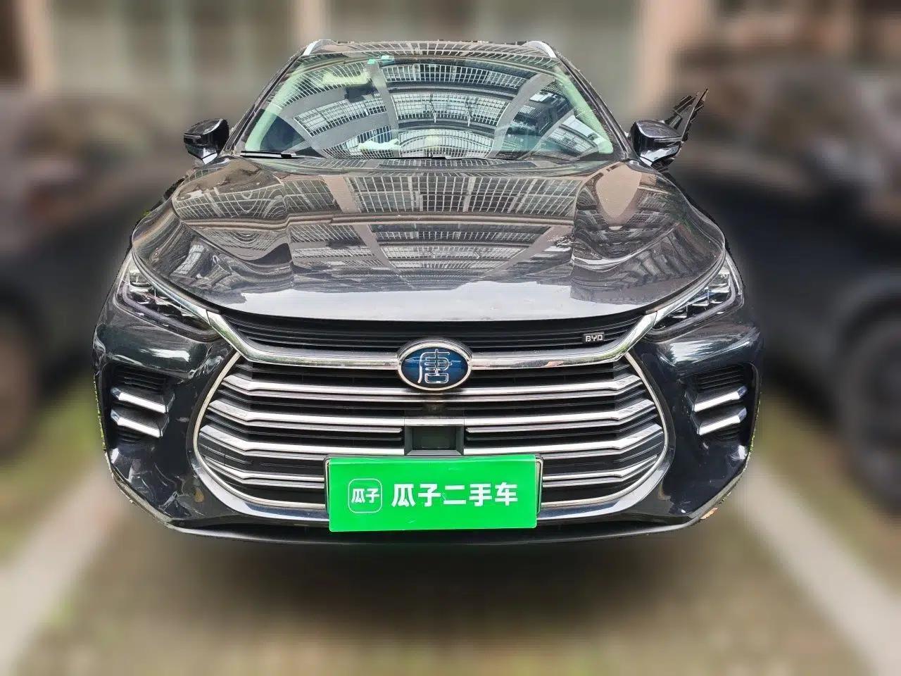 BYD Tang New Energy 2019 DM 2.0T All-Wheel Drive Connected Leading Model 7 Seats China VI Standard — миниатюра 2