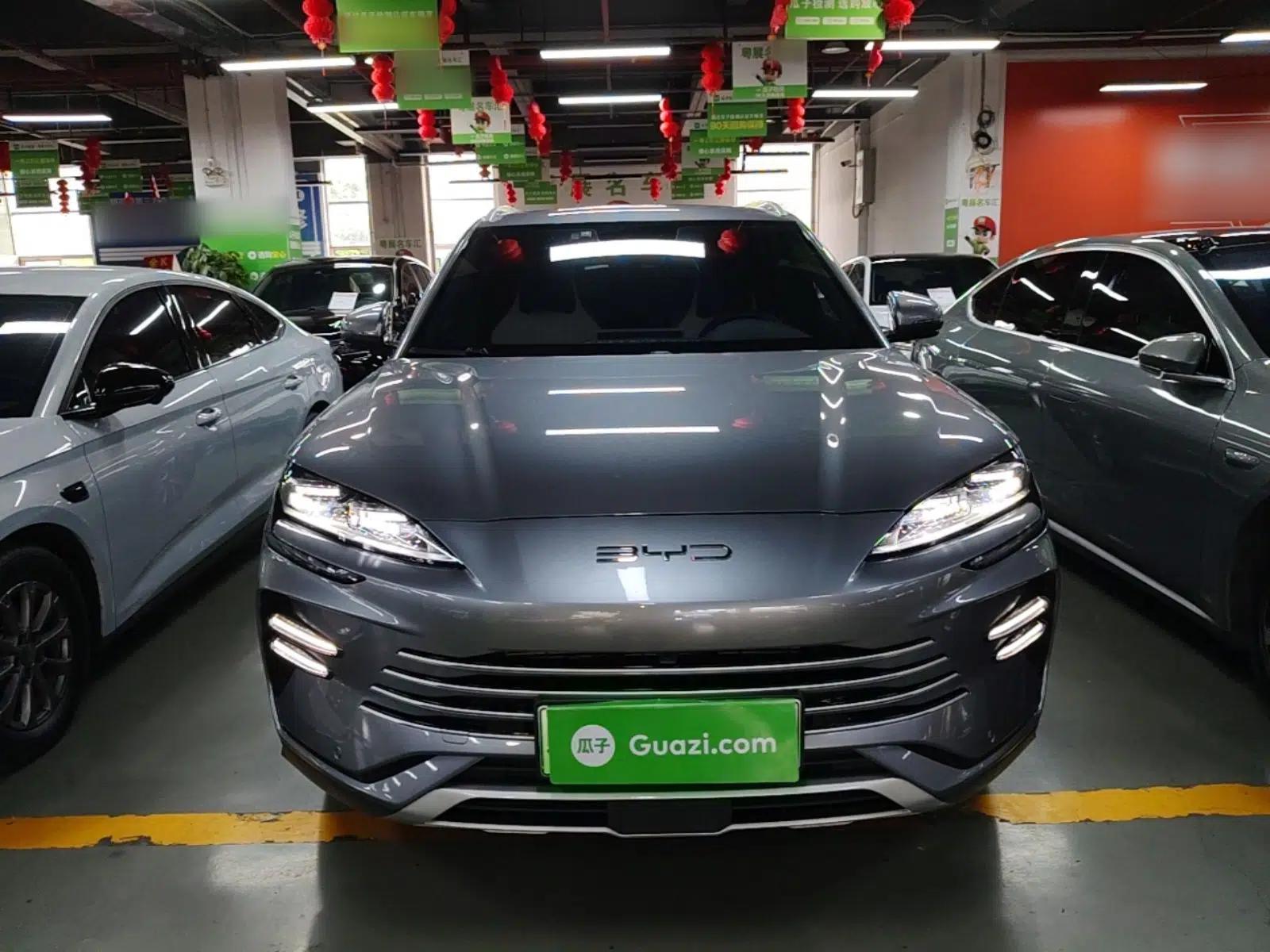 BYD Song PLUS New Energy 2024 HONOR Edition DM-i 71km Luxury Model — миниатюра 2