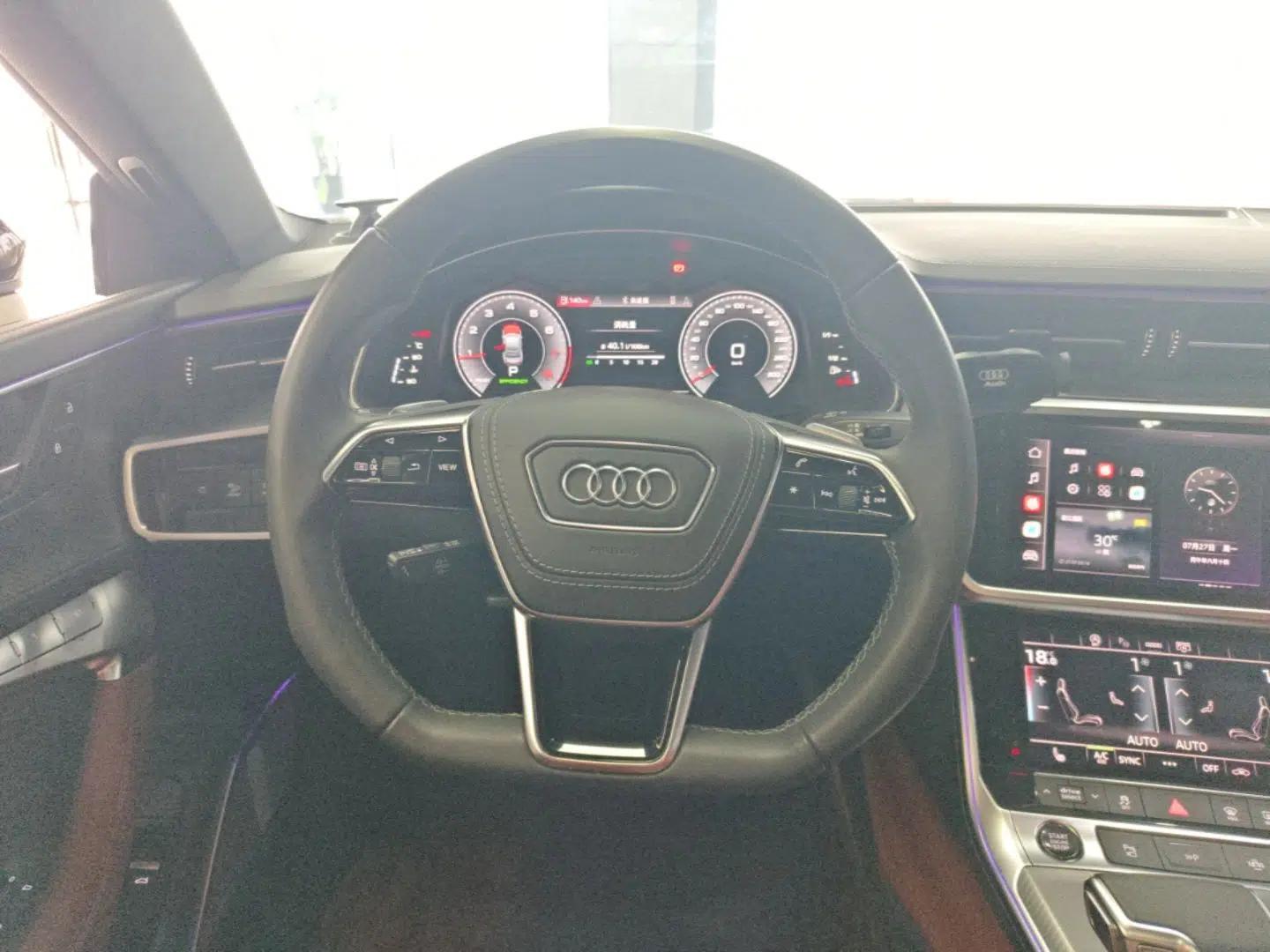 Audi A7L 2024 45 TFSI quattro Black Warrior Edition — миниатюра 19