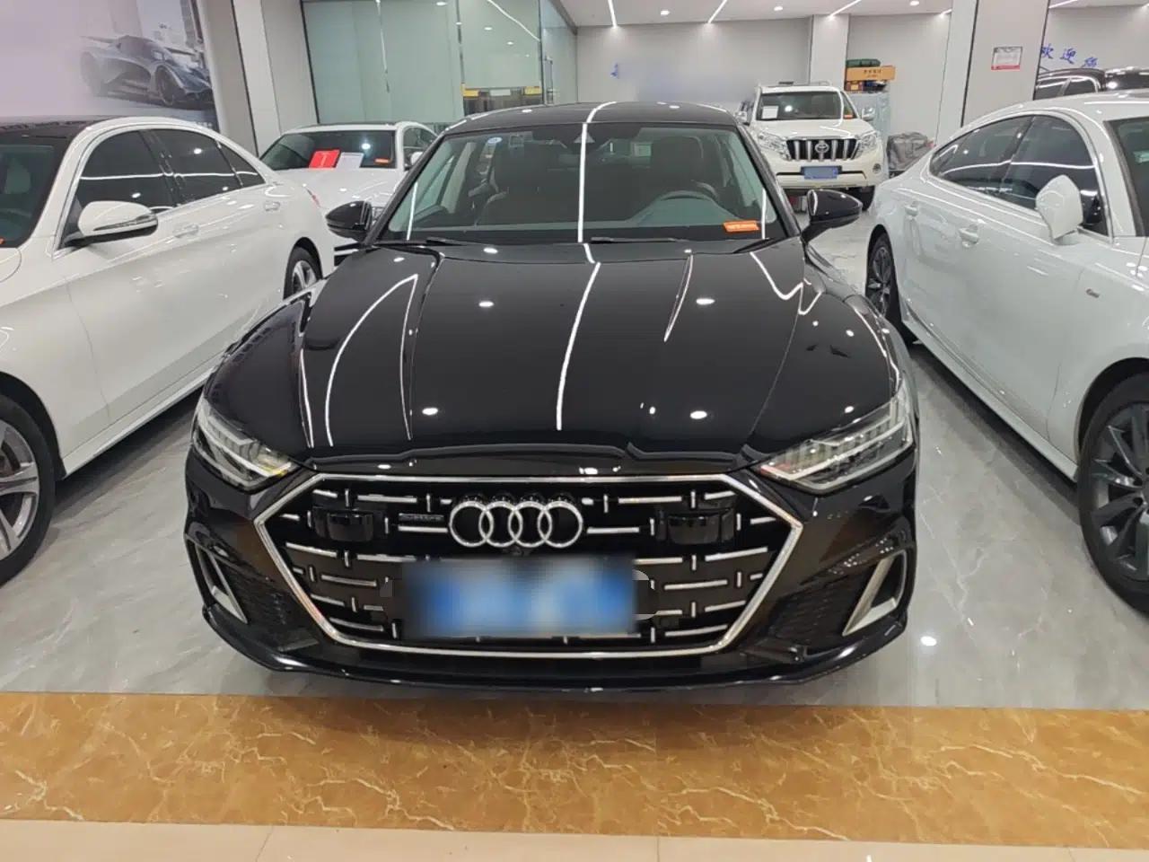 Audi A7L 2022 55 TFSI quattro S-line Zhiyuan Crystal Flow Package — миниатюра 2