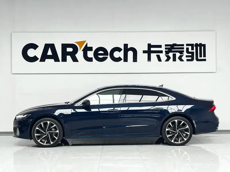 Audi A7L 2022 55 TFSI quattro S-line edition executive preview version — миниатюра 3